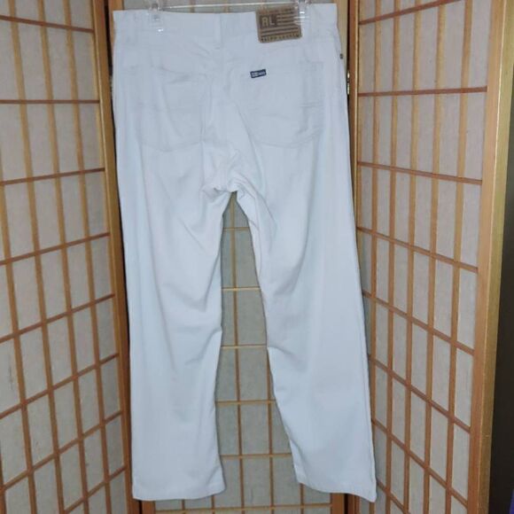 Polo Jeans Co. Ralph Lauren Men's Straight Leg Saturday Jean White Size 8x29 - Picture 4 of 8